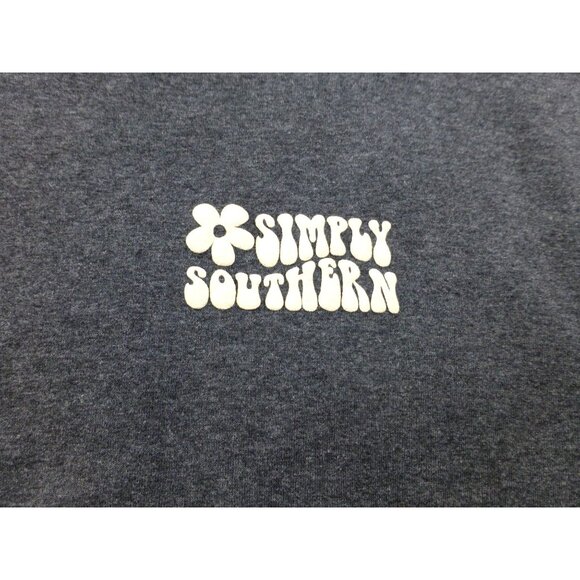 Simply Southern Pink Jeep Charcoal Graphic T-Shirt XL "Let Your Soul Lead The Wa - Picture 4 of 12